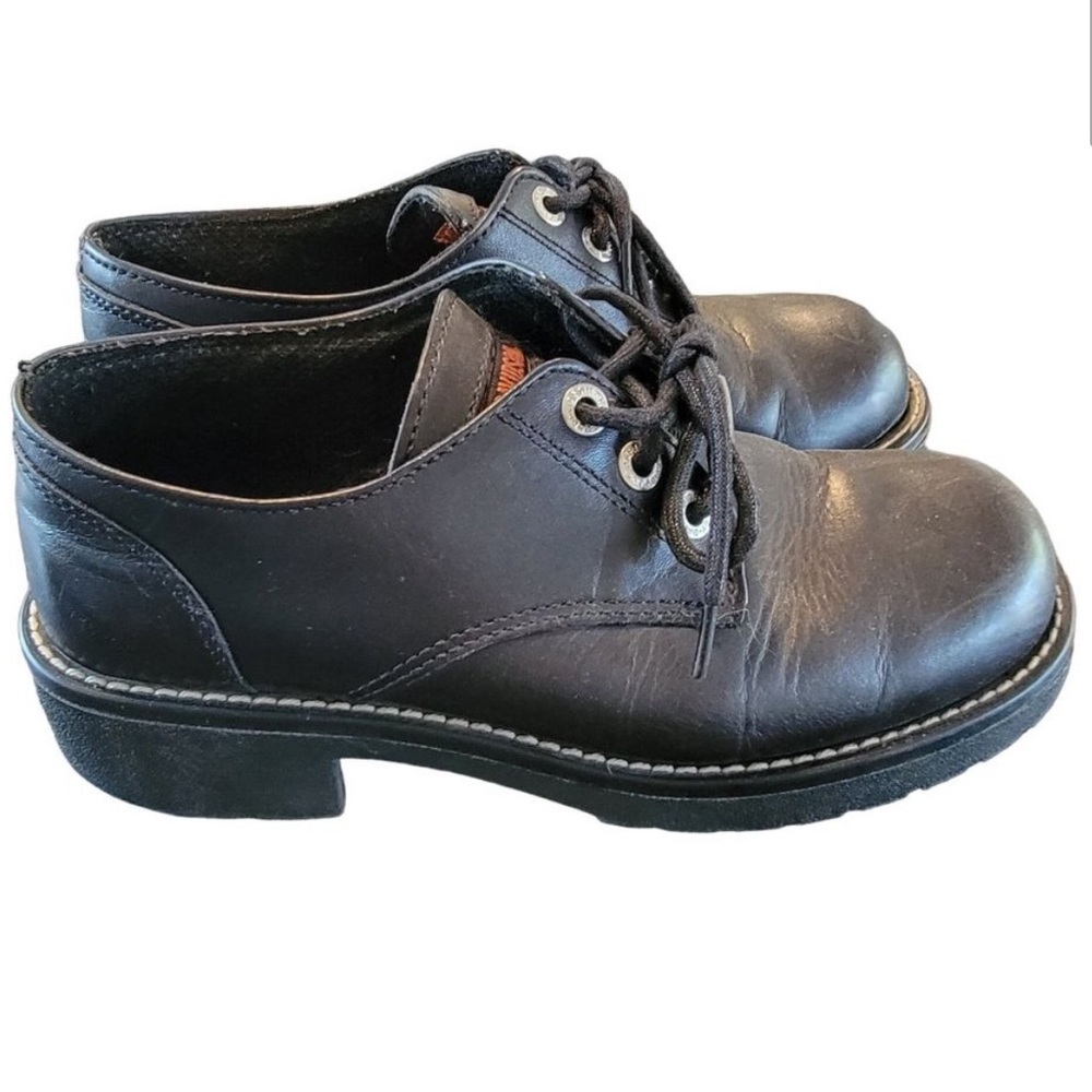 Vintage Harley-Davidson Oxford Loafers